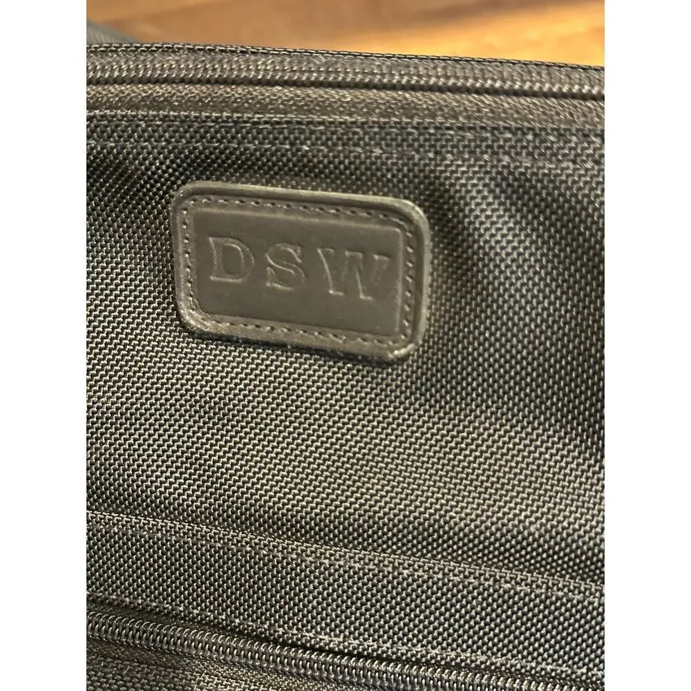 Tumi Black Ballistic Nylon Bi-Fold Carry On Garment Bag